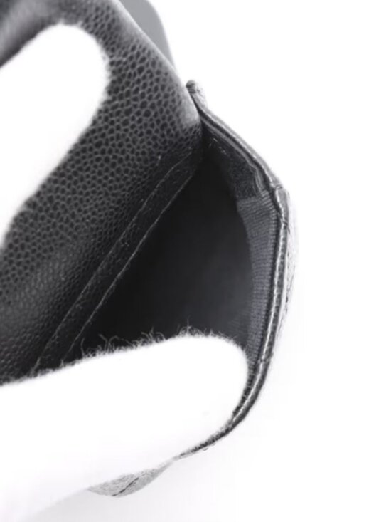 Chanel CC Logo Matelasse Caviar Skin Chain Backpack Black main image 5